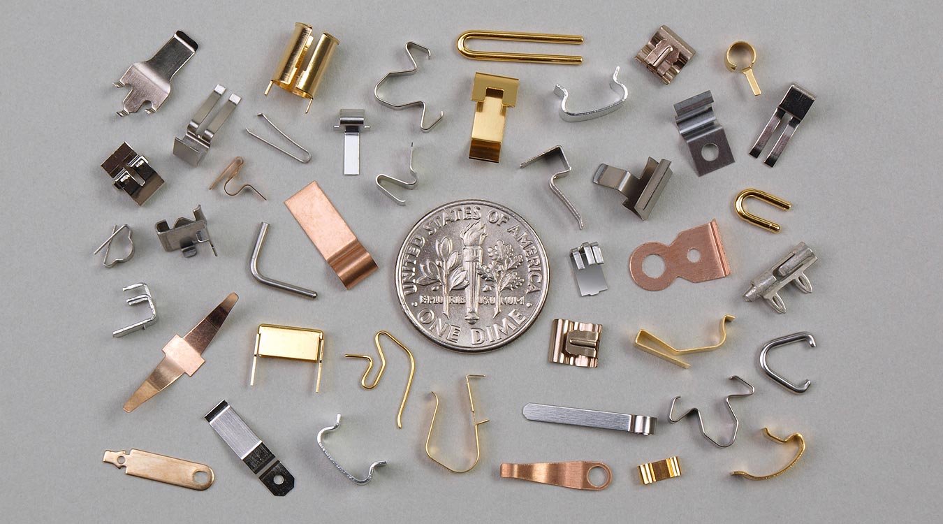 Small Parts, From Strip - Metal Clamps, Clasps